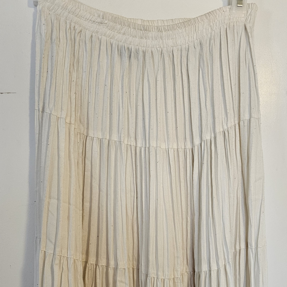 'Silver River' Maxi Skirt